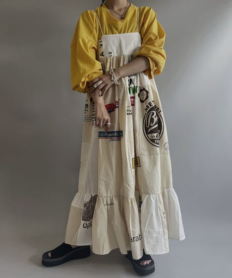 【RE;CIRCLE】RE Eco-Friendly Bag Camisole Long One-piece / 230727-003