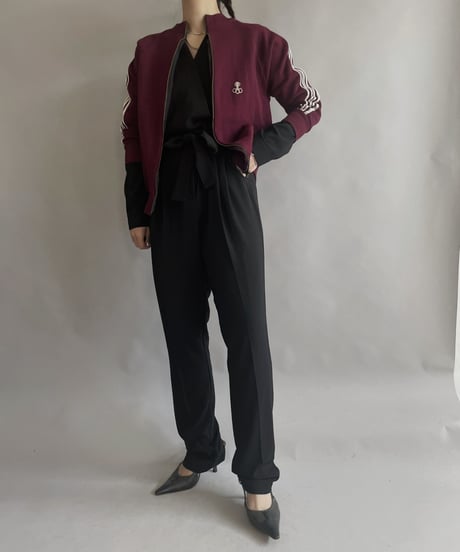 【USED】 Jersey Zip-up Top / 230325-019