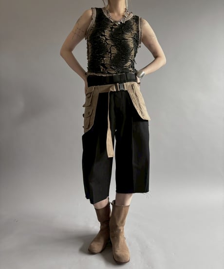 【RE;CIRCLE】  RE Fishing Vest Belt Bag / 260528-014