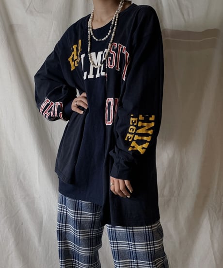 【RE;CIRCLE】 RE Patchwork L/S T-shirt②/210414-025