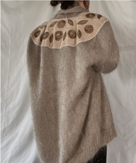 【USED】    Mohair Knit Cardigan/211216-018