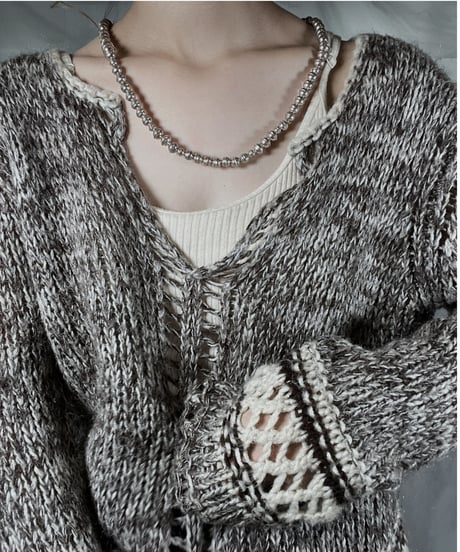 【USED】    Knit L/S Top/211216-038