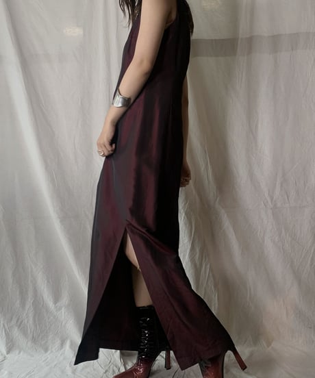 【USED】 Shining Poly Dress Set Up/210630-029