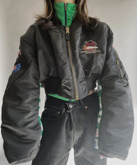 【RE;CIRCLE】 RE Short Soccer Muffler MA-1 / 230126-015
