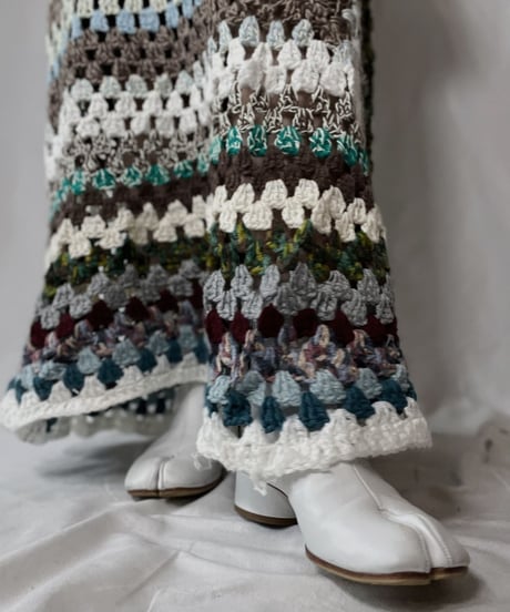 【RE;CIRCLE】 RE Granny Knit Long Skirt③/211014-023