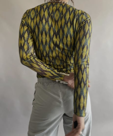 【USED】 L/S  Lame Top   / 230422-025