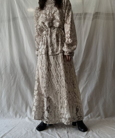 【RE;CIRCLE】 RE Lace L/S One-piece/210611-028
