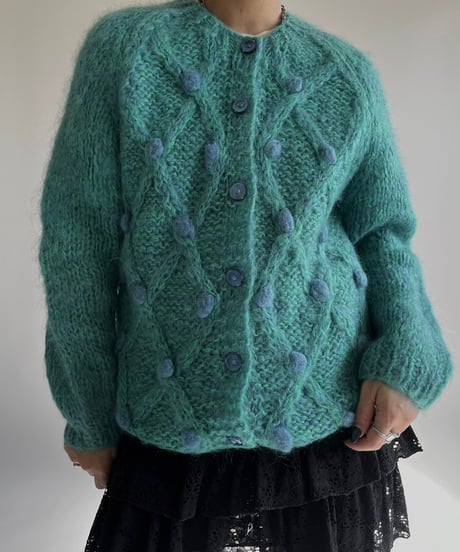 【USED】 Pattern Knit Cardigan /250111-011