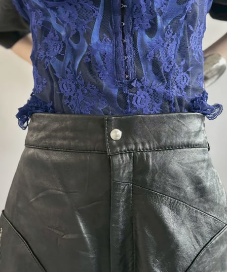 【RE;CIRCLE】 RE Leather Shorts / 260507-003