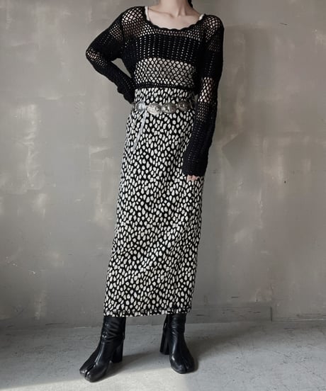 【USED】Knit Medium Skirt/ 220319-018