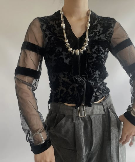 【USED】L/S See-through Top / 230909-026