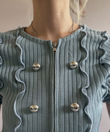 【RE;CIRCLE】 RE Napoleon Knit Top / 260514-019