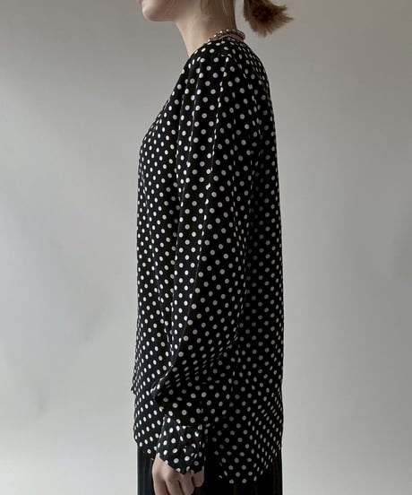 【USED】 Frank Olivier Dot Pattern L/S Top  / 250628-019
