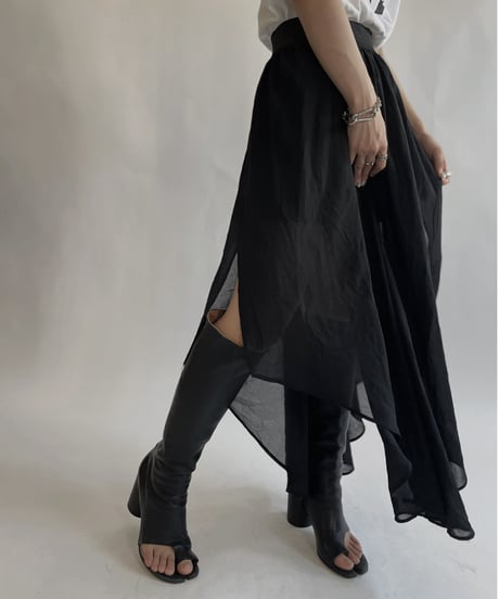 【USED】 Poly Long Skirt / 220611-015