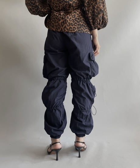 【USED 】Poly Gimmick Cargo Pants/ 231009-033