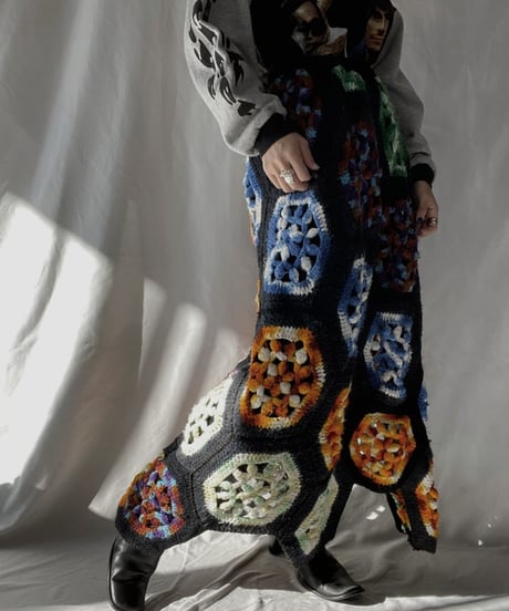 【RE;CIRCLE】 RE Granny Long Skirt④/211216-043
