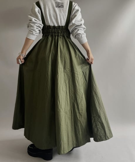 【2026SS最終 / RE;CIRCLE】 RE U.S Military Rebuild 2way One-piece(Khaki)/ ARMY-01