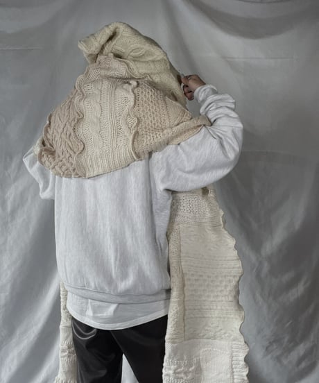 【RE;CIRCLE】 RE Alan Knit Muffler① /211223-001