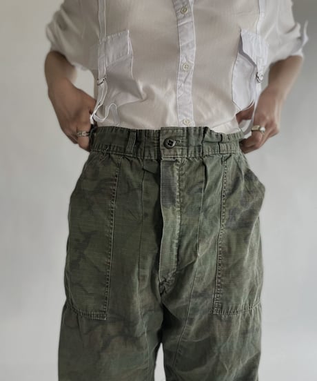 【USED】 Army Camouflage Pants / 220604-014