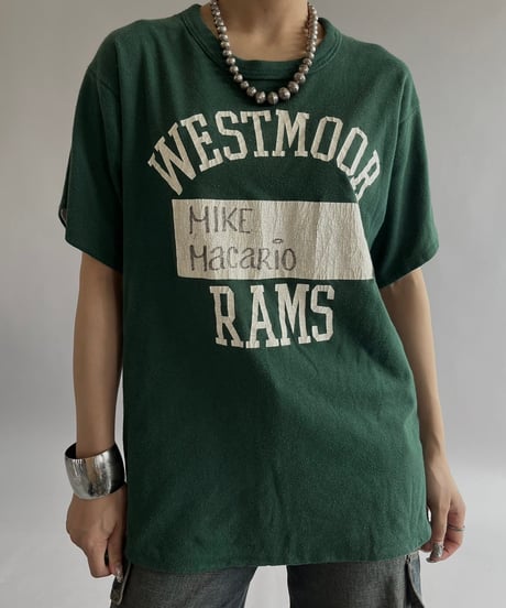 【USED】80~90's WESTMOOR RAMS T-Shirt /240824-081