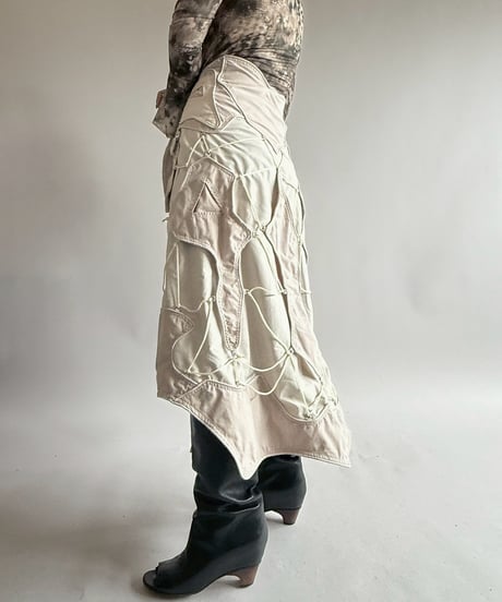 【USED】 Gimmick Design Hand Made Skirt  /250412-024
