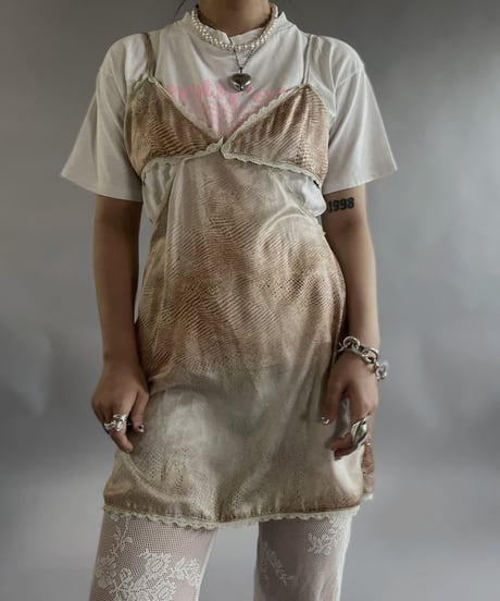 【USED 】Patterned Camisole One-Piece /240505-013