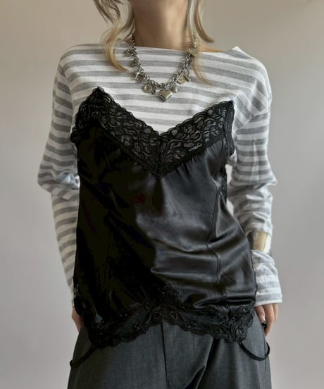【RE;CIRCLE】 RE Border Cami / 260420-014