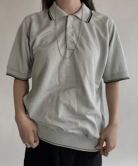 【USED】 Raglan Short Sleeve Polo Shirt/ 220521-006