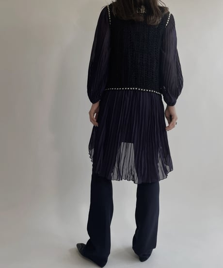 【USED】 Crochet Vest / 220430-017