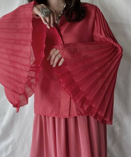 【USED】  Poly See-through L/S Blouse/210921-029