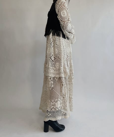 【RE;CIRCLE】 RE Crochet Lace One-piece / 220818-002