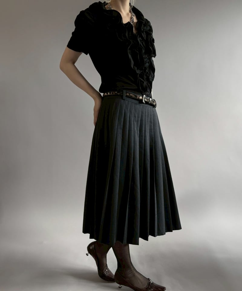 未使用 Liten リテン 2face frill blouse USED】 Frill Blouse / 260622-020 | THE TINY SHO