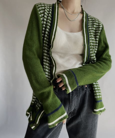 【USED】  Knit Cardigan / 221119-026