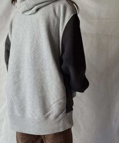 【USED】   Champion Reverse Weave Patch Work Hoodie/211007-031