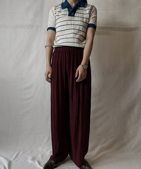 【USED】  Crochet S/S Top①/20210819-016
