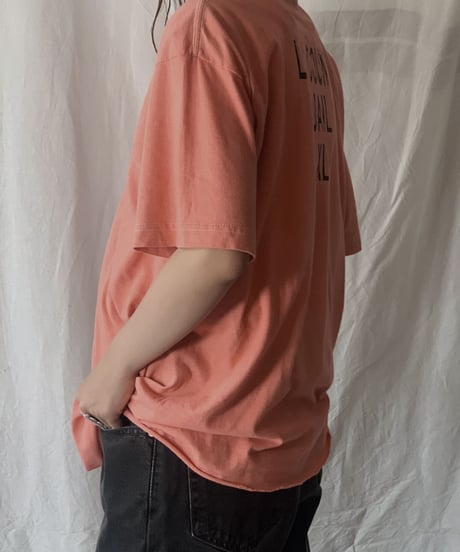 【USED】 S/S T-shirt "LACOUNTY JAIL XL"/210617-029