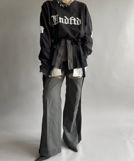 【RE;CIRCLE】 Re Suit Slit Pants/ 241003-007
