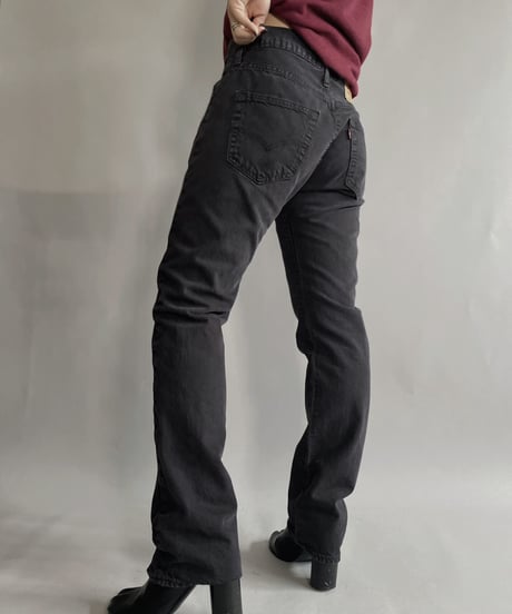 【USED】   Levi's Denim Pants 501 Black / 221203-006