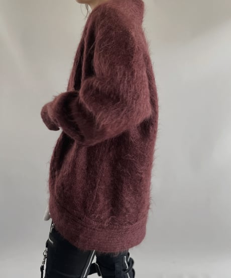 【USED】  Made in Spain  Mohair Knit Cardigan/ 231021-023