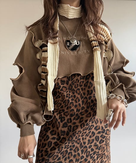 【RE;CIRCLE】 RE Mellow Sweat Top + Muffler  /  241226-001