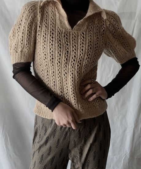 【USED】Knit Top/210217-052