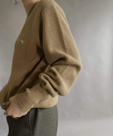 【USED】 JCPenny Acrylic Knit Pullover Camel / 230204-011