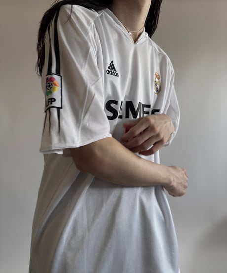 【USED】 adidas 03~04's Real Madrid CARLOS Soccer Shirt/ 250607-049