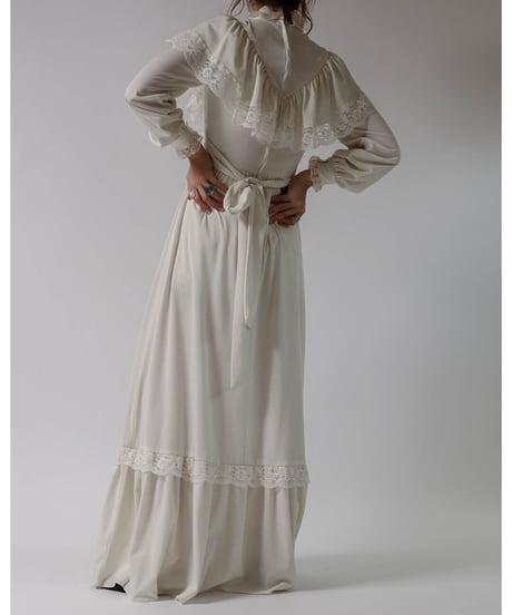 【USED】L/S Poly Dress ② / 220324-004