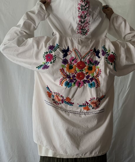 【RE;CIRCLE】RE Embroidery Ethnic Mexican Parker ④/210617-022