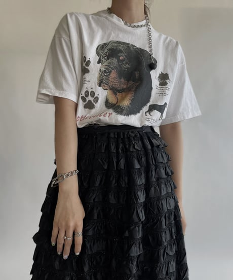 【USED】 Short Sleeved Dog T-shirt / 220611-014