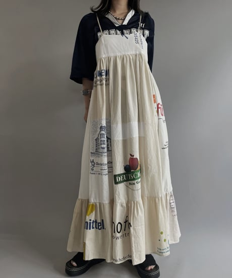 【RE;CIRCLE】RE Eco-Friendly Bag Camisole Long One-piece / 230622-013