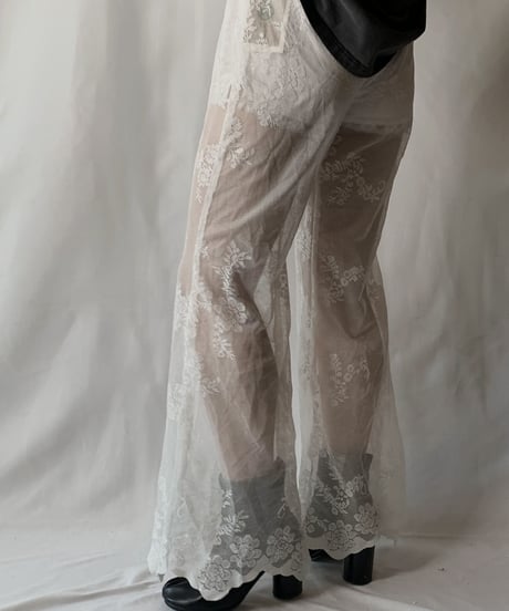 【RE;CIRCLE】 RE Lace Pants⑤/ 210801-071