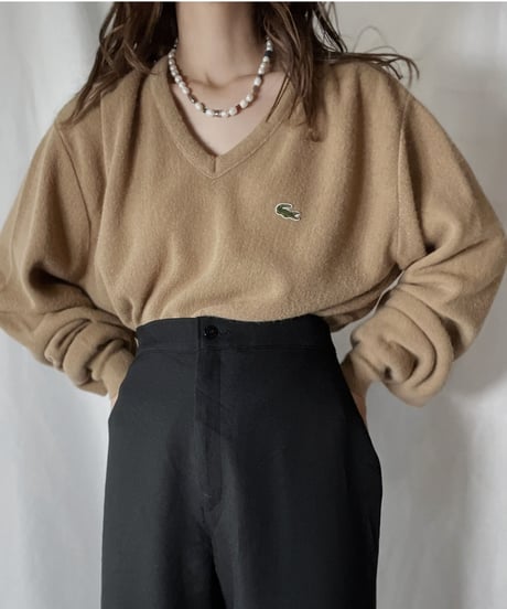 【USED】   LACOSTE Knit Top 11/211126-027