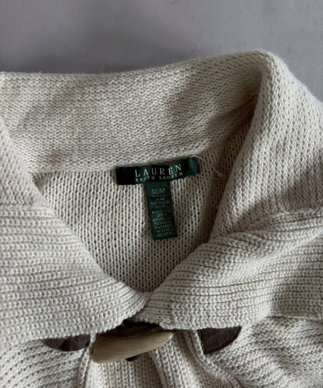 【USED】 Lauren Ralph Lauren Toggle Botton Knit Cardigan / 260221-017